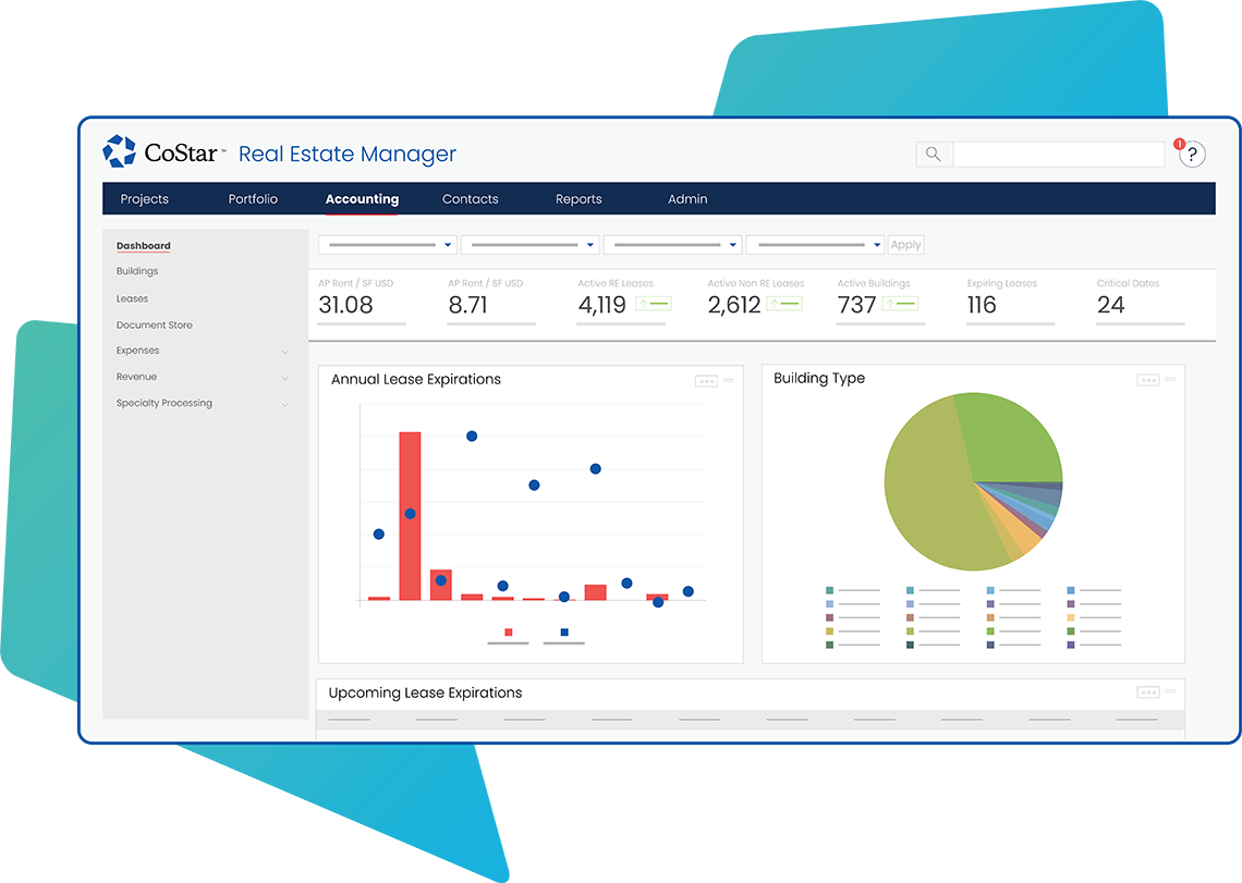 CoStar Real Estate Manager Interface Example