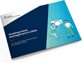 Stylized illustration of the Shaping Lease Management in 2024 eBook